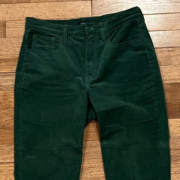 J. Crew, Emerald/Hunter Green Corduroy, slim fit pants, 27P - Picture 3 of 8